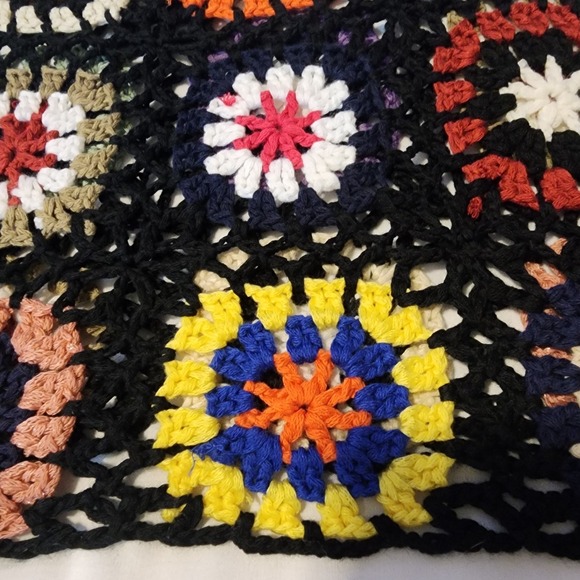 MISS SPARKLING Women's Granny- Square, Boho, Festival Hippie Tank Top - Picture 9 of 9